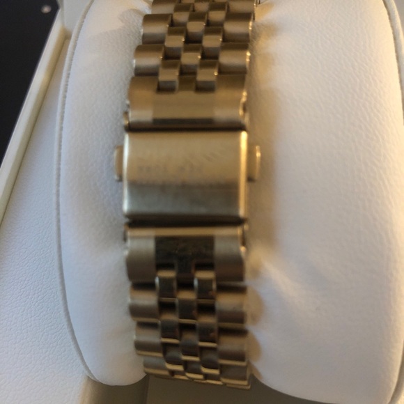 Anne Klein 12/7742MPGB York Stainless Gold-Tone Watch Mother-of-Pearl Dial - Picture 5 of 10